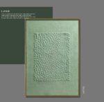 Lattice Wholesale Customized Abstract Wall Art Wabi Sabi Hotel Wall Art 100% Handmade 3D Texture Gypsum Painting - 图片 6
