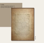 Lattice Wholesale Customized Abstract Wall Art Wabi Sabi Hotel Wall Art 100% Handmade 3D Texture Gypsum Painting - 图片 7