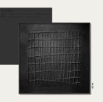 Long For Wholesale Customized Abstract Wall Art Wabi Sabi Hotel Wall Art 100% Handmade 3D Texture Gypsum Painting - 图片 3