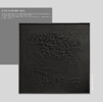 Sand Eclipse Moon Land Wholesale Customized Abstract Wall Art Wabi Sabi Hotel Wall Art 100% Handmade 3D Texture Gypsum Painting - 图片 3