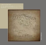 Sand Eclipse Moon Land Wholesale Customized Abstract Wall Art Wabi Sabi Hotel Wall Art 100% Handmade 3D Texture Gypsum Painting - 图片 4