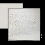 Frost And Snow Wholesale Customized Abstract Wall Art Wabi Sabi Hotel Wall Art 100% Handmade 3D Texture Gypsum Painting - 图片 3