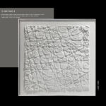 Light Pleats Wholesale Customized Abstract Wall Art Wabi Sabi Hotel Wall Art 100% Handmade 3D Texture Gypsum Painting
