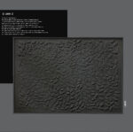 Lamina Wholesale Customized Abstract Wall Art Wabi Sabi Hotel Wall Art 100% Handmade 3D Texture Gypsum Painting