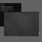 Lamina Wholesale Customized Abstract Wall Art Wabi Sabi Hotel Wall Art 100% Handmade 3D Texture Gypsum Painting