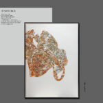 Plastic Bag Wholesale Customized Abstract Wall Art Wabi Sabi Hotel Wall Art 100% Handmade 3D Texture Gypsum Painting
