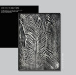 Ink Stains The Banana Windows Wholesale Customized Abstract Wall Art Wabi Sabi Hotel Wall Art 100% Handmade 3D Texture Gypsum Painting - 图片 3