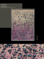 Lunar Surface Wholesale Customized Abstract Wall Art Wabi Sabi Hotel Wall Art 100% Handmade 3D Texture Gypsum Painting