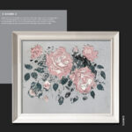 Blossoming Wholesale Customized Abstract Wall Art Wabi Sabi Hotel Wall Art 100% Handmade 3D Texture Gypsum Painting