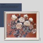 Blossoming Wholesale Customized Abstract Wall Art Wabi Sabi Hotel Wall Art 100% Handmade 3D Texture Gypsum Painting - 图片 3