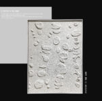 Footstep In The Sand Wholesale Customized Abstract Wall Art Wabi Sabi Hotel Wall Art 100% Handmade 3D Texture Gypsum Painting