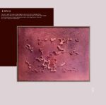 Ripple Wholesale Customized Abstract Wall Art Wabi Sabi Hotel Wall Art 100% Handmade 3D Texture Gypsum Painting