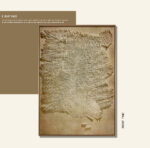 Print Time Wholesale Customized Abstract Wall Art Wabi Sabi Hotel Wall Art 100% Handmade 3D Texture Gypsum Painting - 图片 5