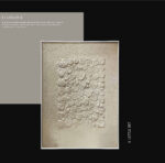 A Little Bit Wholesale Customized Abstract Wall Art Wabi Sabi Hotel Wall Art 100% Handmade 3D Texture Gypsum Painting