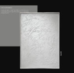 The Black Meadow Wholesale Customized Abstract Wall Art Wabi Sabi Hotel Wall Art 100% Handmade 3D Texture Gypsum Painting