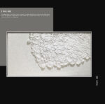 Trace Ark Wholesale Customized Abstract Wall Art Wabi Sabi Hotel Wall Art 100% Handmade 3D Texture Gypsum Painting