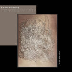The Marks Of Wind Erosion Wholesale Customized Abstract Wall Art Wabi Sabi Hotel Wall Art 100% Handmade 3D Texture Gypsum Painting - 图片 3