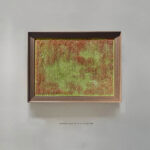 Red Algae Wholesale Customized Abstract Wall Art Wabi Sabi Hotel Wall Art 100% Handmade 3D Texture Gypsum Painting