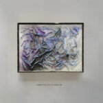Purple Bamboo Wholesale Customized Abstract Wall Art Wabi Sabi Hotel Wall Art 100% Handmade 3D Texture Gypsum Painting