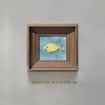 Yellow Croaker Wholesale Customized Abstract Wall Art Wabi Sabi Hotel Wall Art 100% Handmade 3D Texture Gypsum Painting
