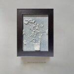 Cornflower Wholesale Customized Abstract Wall Art Wabi Sabi Hotel Wall Art 100% Handmade 3D Texture Gypsum Painting