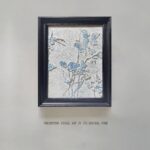 Forget-Me-Not Wholesale Customized Abstract Wall Art Wabi Sabi Hotel Wall Art 100% Handmade 3D Texture Gypsum Painting