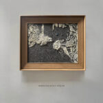 The Hidden Cat Wholesale Customized Abstract Wall Art Wabi Sabi Hotel Wall Art 100% Handmade 3D Texture Gypsum Painting