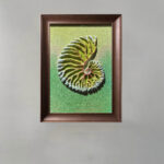 Conch Wholesale Customized Abstract Wall Art Wabi Sabi Hotel Wall Art 100% Handmade 3D Texture Gypsum Painting