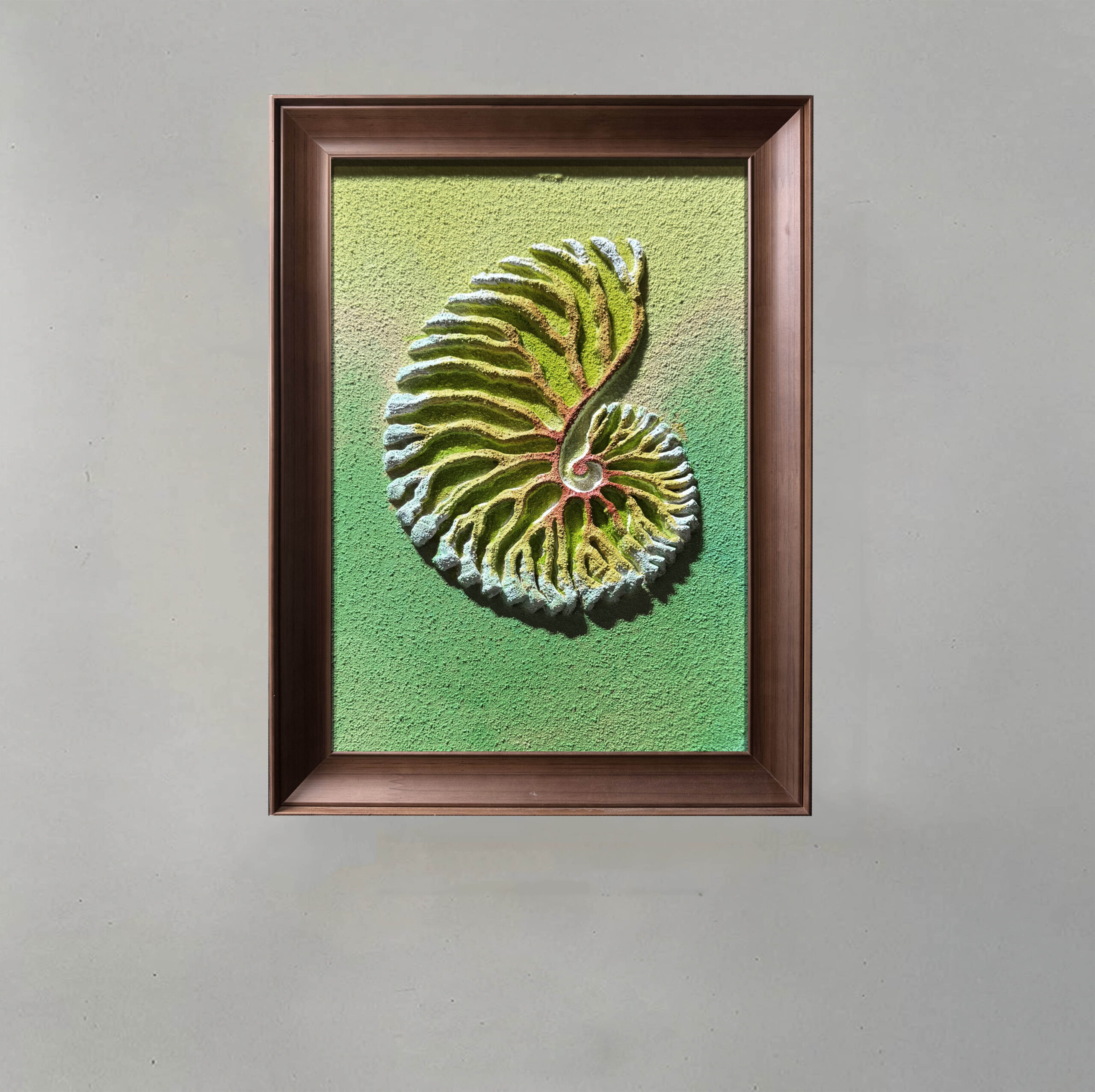 Screenshot Conch Wholesale Customized Abstract Wall Art Wabi Sabi Hotel Wall Art 100% Handmade 3D Texture Gypsum Painting - 图片 1