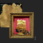 Al-Ghwayzi Fort Wholesale Customized Abstract Wall Art Wabi Sabi Hotel Wall Art 100% Handmade 3D Texture Gypsum Painting