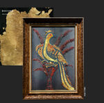 Gilded Simurgh Wholesale Customized Abstract Wall Art Wabi Sabi Hotel Wall Art 100% Handmade 3D Texture Gypsum Painting